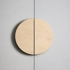 half moon handle raw timber cool diy projects door handles cabinet handles