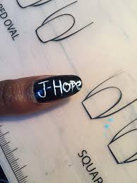 Just look at the difference between so if you've ever wondered how to write in cursive in your instagram bio, or in facebook or twitter posts, then i hope this generator has come in handy! Bts J Hope Nail Art Army S Amino