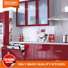 Do you think painting kitchen cabinet doors only appears to be like nice? China Red Colors Glass Door Painted Online Design Kitchen Cabinets China Wood Furniture Panel Furniture