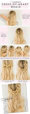 40 Of The Best Cute Hair Braiding Tutorials Hair Styles Medium Length Hair Styles Braided Hairstyles Tutorials