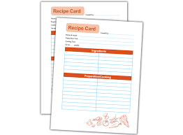 Fellowes Idea Center Recipe Binder Template Recipe Cards Template Recipe Cards
