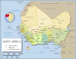 Its borders are the ivory coast located to its west, burkina. Political Map Of West Africa Nations Online Project