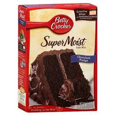 Boxed cake mixes are the solution for a quick fix. Buy Betty Crocker Super Moist Chocolate Fudge Cake Mix American Food Shop