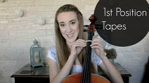 How To Put 1st Position Tapes On A Cello How To Music Sarah Joy