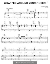 I will turn your face to alabaster. Wrapped Around Your Finger The Police Von Sting Noten Auf Musicaneo