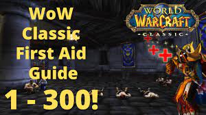 Classic Wow First Aid Guide 1 - 300 | Alliance | Roly The Holy Paladin | First  Aid Classic Wow - Youtube