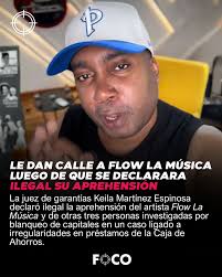 Le dan calle a Flow La Música luego de que se declarara ilegal su  aprehensión