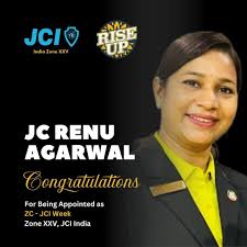 With immense pride, let's congratulate our Zone Coordinator JCI WEEK HGF  RENU AGARWALA (JCI GUWAHATI ANGELS) Let's make 2025 The Year for Zone  XXV!💯 . . . . #explorepage #jciindiazonexxv #RiseUp