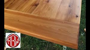 1/4 cup finely chopped fresh parsley. Table Top From Cedar Lumber Youtube