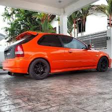Orange Honda Ek9 Honey S Fav Ride Xd Hondacivic Hondaek Hatch Ek9 Orange Typer Vtec Honda Civic Dream Cars Honda Cars