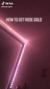 Rose Gold Video Led Lighting Bedroom Led Lighting Diy Led Room Lighting