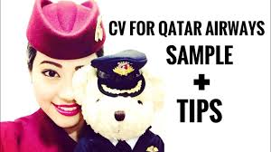 Seeking work as a cabin crew. Qatar Airways Cabin Crew Cv Sample Tips Youtube