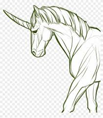 Mahluk mitologis berupa kuda bertanduk tunggal seringkali menjadi objek gambar di luar negeri. Clipart Unicorn Line Art Kuda Unicorn Sketsa Png Download 2661408 Pikpng