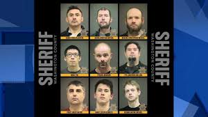 Nine men arrested during undercover child predator sting