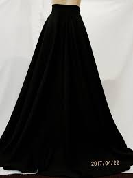 Black Full Circle Skirt Black Colour Maxi Skirt Side Pocket Full Ankle Length Maxi Skirt Pattern Black Skirt Long Professional Skirt