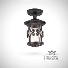 Buy exclusive designer exterior ceiling lights online. Hereford Rigid Tube Lantern Exterior Ceiling Lights