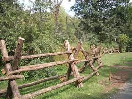 The depth of the holes will vary, but leave at least four. Rustic Fencing Rustic Fence Cedar Fence Fence Landscaping