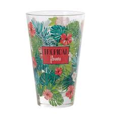 Verre Pas Cher Gifi Verre Style Tropical Feuillage