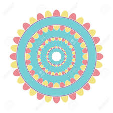Keep your kids busy doing something fun and creative by printing out free coloring pages. Simple Design Of Colored Mandala Useful For Coloring Pages And Books And As A Decoration In Any Form Royalty Free Cliparts Vectors And Stock Illustration Image 103323591