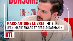 Marc-Antoine Le Bret imite Jean-Marie Bigard et Gérald Darmanin