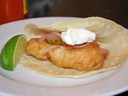 Place on a tray lined with paper towels and let rest for 15 minutes to allow the breading to set. Fish Tacos Lightened Up Food Network Healthy Eats Recipes Ideas And Food News Food Network