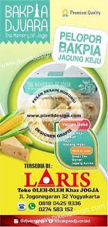 Iklan Makanan Bakpia Djuara Brosur Desain Pesan
