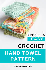 You can also use them to make donations to a charity or hospital. The Trevi Hand Towel A Free Crochet Pattern Amelia Makes