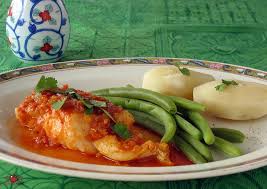 Poached Fish In Tomato Sauce A Soscuisine Recipe Recipe Poached Fish Fish Recipes Tomato Sauce