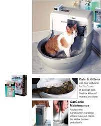 The World S Only Self Flushing Self Washing Cat Box Diaper Animals Cat Litter Box Animal Room