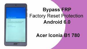 Got an old android tablet? Acer Iconia B1 Password Screen Lock Remove Hard Reset Youtube