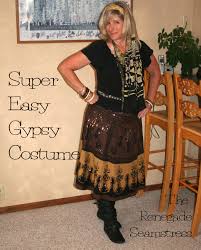Learn how to put together a budget friendly, quick, and easy gypsy costume for halloween! Quick And Easy Gypsy Costume The Renegade Seamstress