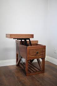 Couch End Table With Cabinet Lift Top Tv Table Cabinet Table Rustic Credenza Coffee Table Side Table Rustic Furniture Modern In 2020 Furniture Rustic Side Table End Tables