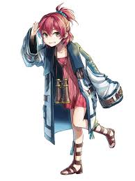 Quina Character Concept Art From Ys Viii Lacrimosa Of Dana Art Illustration Artwork Gaming Videogames Gamer Anime Redhead Anime Child Anime Characters