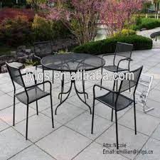 Thousands of cast iron patio dining table for or where you shop the center hole. House 5 Piece Metal Mesh Patio And Garden Dining Table Set With 4stools Global Sources