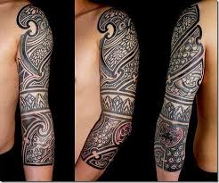 It is uncertain if the credit goes to the tattooist or the wearer of this elegant tattoo. 55 Awesomest Tribal Tattoo Designs For Males And Ladies African Tribal Tattoos Tribal Sleeve Tattoos Aztec Tribal Tattoos