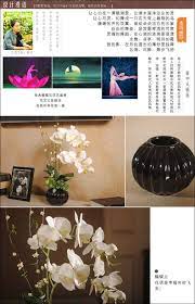 水清新中式蝴蝶蘭花藝仿真花套裝客廳假花設計絹花玄關裝飾擺設 home decor decor vase