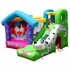 Happy Hop Puppy Land Bouncy Castle With Slide Review Deals Kids Bouncy Castle Bouncy Castle Toddler Bounce House