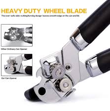 Step 2 lift up the silver lever that raises the cutting wheel into the air. Cordless Tin Opener With Lids Off Jar Opener And Bottle Opener In One 3 In 1 Manual Can Openers Smooth Edge And Heavy Duty Stainless Steel Sharp Blade Can Opener Can Openers Kitchen