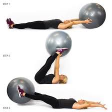 9 Moves To Shrink Your Muffin Top Exercise Fitness Body Ball Exercises