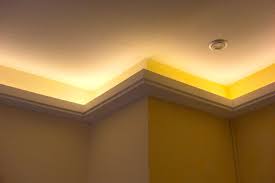 Indirekte Led Beleuchtung Mit Stuckleisten Lichtvouten Dbml 100 St Beleuchtung Decke Beleuchtung Deckenbeleuchtung