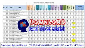 Aplikasi format penilaian k13 berbasis e rapor 2018 terbaru. Download Aplikasi Raport Uts Sd Smp Sma Ktsp Dan 2013 Format Excel Terbaru Excel Berkas Sekolah