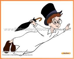 John Flying 2 Wendy Michael John And Nana Peter Pan Disney Movie Characters In 4 Sizes Embroidery Movmr008670 Embroidery Stock Designs Disney Movie Characters Disney Movies Peter Pan Disney