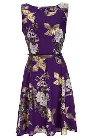 Purple Foil Hi Lo Dress Gold Dress Casual Purple And Gold Dress Chiffon Lace Dress