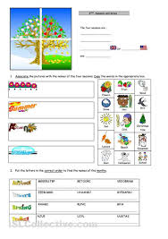 Seasons Dates Ordinal Numbers Seasons Worksheets Ordinal Numbers Seasons