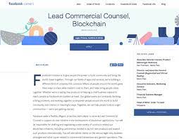 Cryptocurrency News Has Been Published Facebook Seeks Counsel To Forge Blockchain Partnerships For New Products On Cr Blockchain Counseling Cryptocurrency News