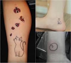 tatouage chat original en styles varies 39 idees creatives tattoos pawprint tattoo cat silhouette tattoos
