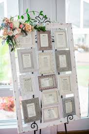 vintage picture frame seating chart