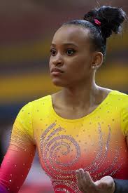 Rebeca andrade was controlled in hear beam routine, but scored below lee and dropped from first to second. Rebeca Andrade Ecured