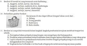 Kisi Kisi Soal Dan Kunci Jawaban Pas Prakarya Smp Kelas 7 Semester Ganjil Didno76 Com
