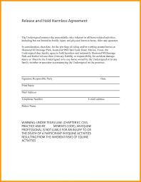 Hold Harmless Agreement Form Lovely Beautiful Printable Sample ...